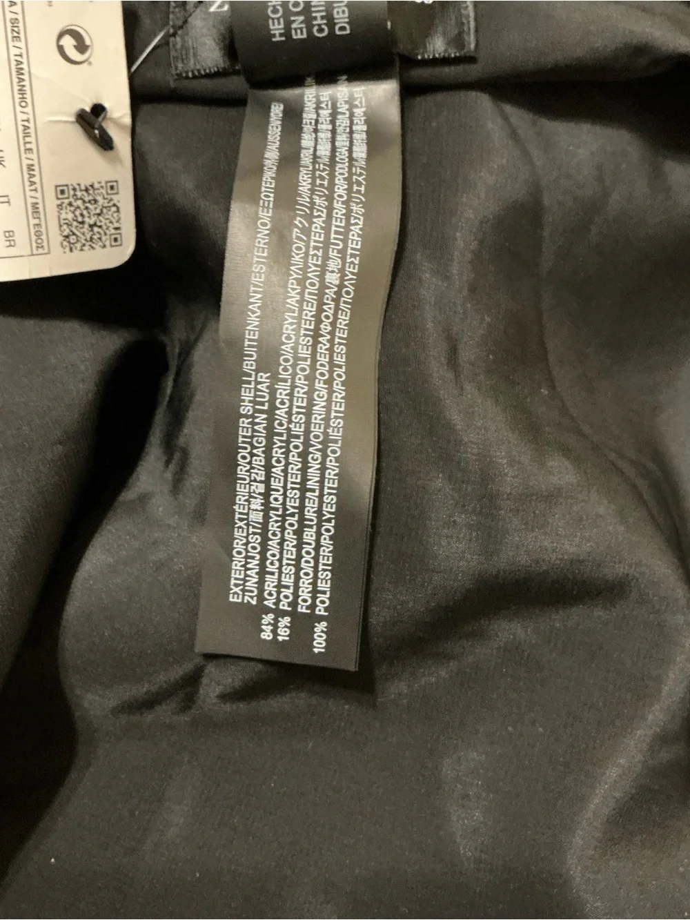 Zara Black Faux Fur Neck Wrap